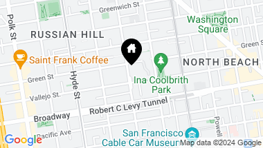 Map of 7 Russian Hill Place, San Francisco CA, 94133