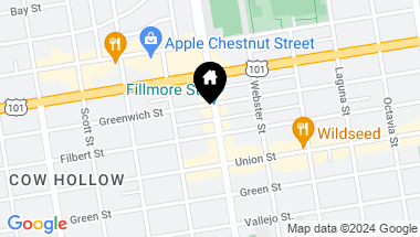 Map of 3141 Fillmore Street, San Francisco CA, 94123