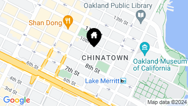 Map of 212 9th Street Unit 211, Oakland CA, 94607