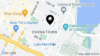 Map of 1009 Madison St, Oakland CA, 94607