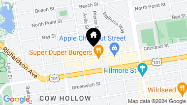 Map of 26 Avila Street, San Francisco CA, 94123