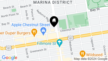 Map of Chestnut Street, CA, 94123