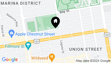 Map of 1737 Chestnut Street, San Francisco CA, 94123