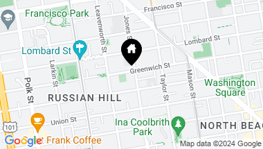 Map of 1001 Greenwich Street, San Francisco CA, 94133