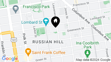 Map of 2201 Leavenworth Street, San Francisco CA, 94133