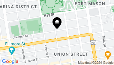 Map of 3154 Octavia Street, San Francisco CA, 94123
