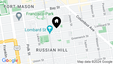 Map of 1028 Lombard Street, San Francisco CA, 94109