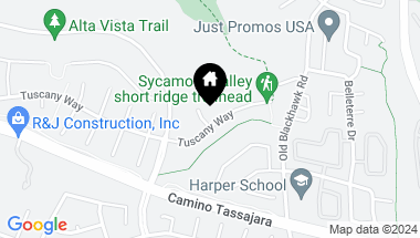 Map of 310 Tuscany Ct, Danville CA, 94506