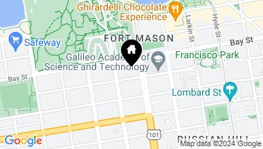 Map of 1234 Francisco Street, San Francisco CA, 94123