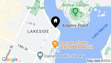 Map of 1 Lakeside Drive # 405, Oakland CA, 94612