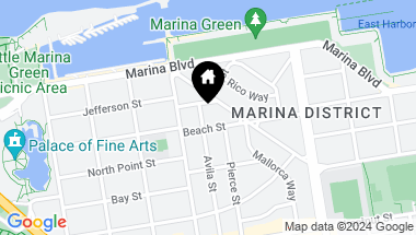Map of 318 Avila Street, San Francisco CA, 94123
