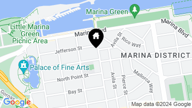 Map of 3725 Scott Street, San Francisco CA, 94123