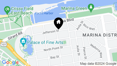 Map of 3750 Divisadero Street, San Francisco CA, 94123