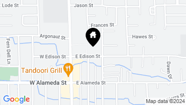 Map of 221 E Edison Street, Manteca CA, 95336