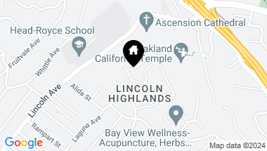 Map of 2550 Charleston Street, Oakland CA, 94602