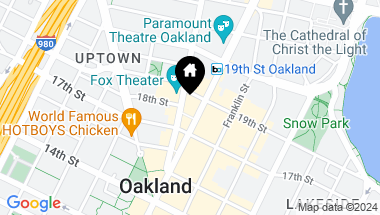 Map of 1755 Broadway # 31, Oakland CA, 94612