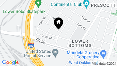 Map of 1709 Chase St, Oakland CA, 94607