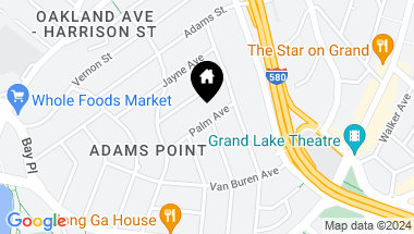 Map of 377 Palm Avenue # 205, Oakland CA, 94610
