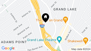 Map of 455 Crescent St # 116, Oakland CA, 94610