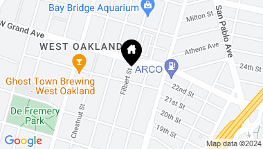 Map of 2122 Filbert St, Oakland CA, 94607