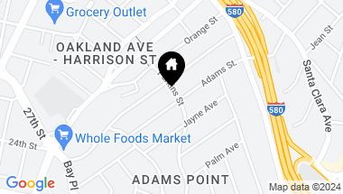 Map of 245 Perkins Street # 408, Oakland CA, 94610
