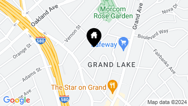 Map of 562 Jean Street, Oakland CA, 94610
