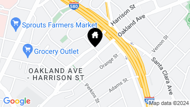 Map of 399 Oakland Ave, Oakland CA, 94611