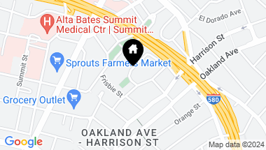 Map of 3252 Kempton Ave, Oakland CA, 94611