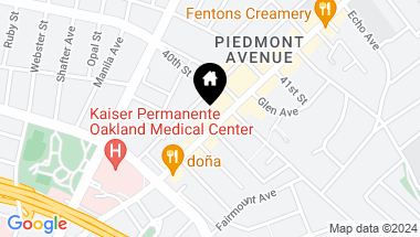 Map of 3911 Piedmont Avenue, Oakland CA, 94611