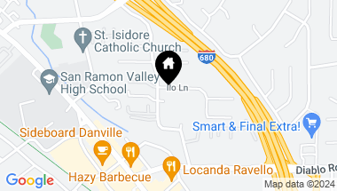 Map of 317 Ilo Ln, Danville CA, 94526