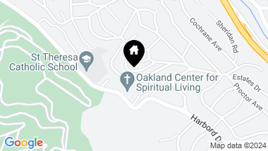 Map of 100 Sonia Street, Oakland CA, 94618