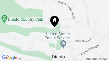 Map of 2515 Mount Diablo Scenic Blvd, Diablo CA, 94528