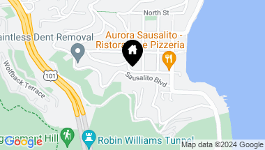 Map of 515 Valley St, Sausalito CA, 94965