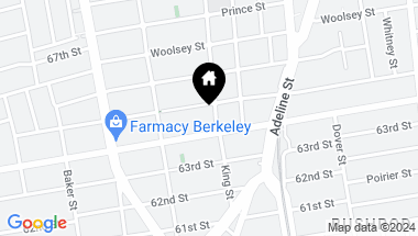 Map of 3236 King Street, Berkeley CA, 94703
