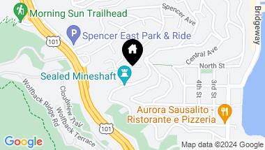 Map of 113 Prospect Avenue, Sausalito CA, 94965