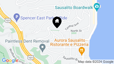 Map of 31 Central Ave, Sausalito CA, 94965