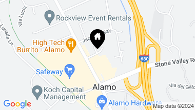 Map of 25 Orchard Ct, Alamo CA, 94507