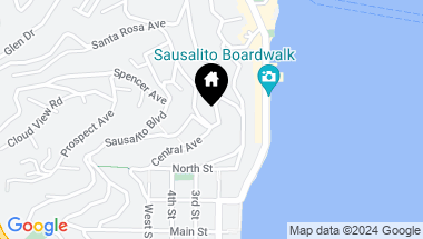 Map of 42 San Carlos Avenue, Sausalito CA, 94965