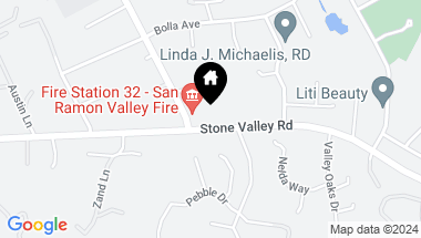 Map of 2110 Stone Valley Rd, Alamo CA, 94507