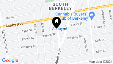 Map of 3042 Martin Luther King Jr Way, Berkeley CA, 94703
