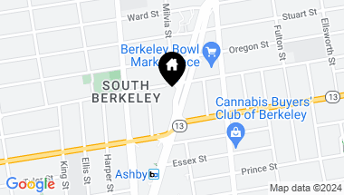 Map of 2910 Adeline Street, Berkeley CA, 94703
