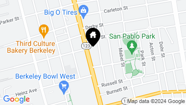 Map of 2747 San Pablo Avenue Unit: LW1, Berkeley CA, 94702