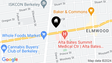 Map of 2948 Florence St, Berkeley CA, 94705