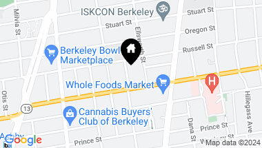 Map of 2919 Deakin St, Berkeley CA, 94705
