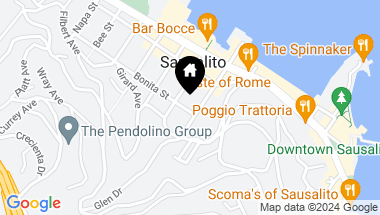 Map of 8 Bonita St, Sausalito CA, 94965