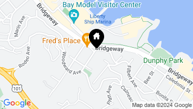 Map of 509-509A Easterby St, Sausalito CA, 94965