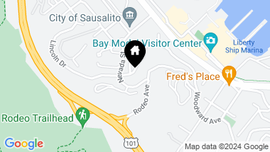 Map of 79 Marin Ave, Sausalito CA, 94965