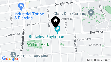 Map of 2630 College Ave, Berkeley CA, 94704