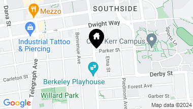 Map of 2601 College Ave # 309, Berkeley CA, 94704