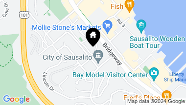 Map of 29 Willow Ln, Sausalito CA, 94965